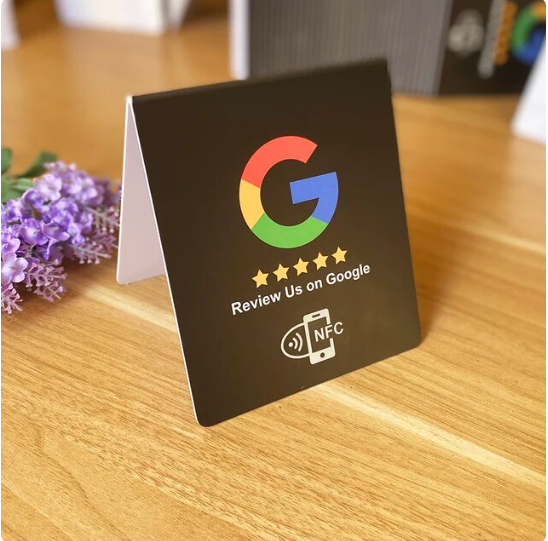 Double Side Google Review Card