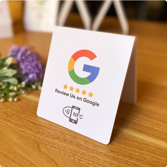 Double Side Google Review Card